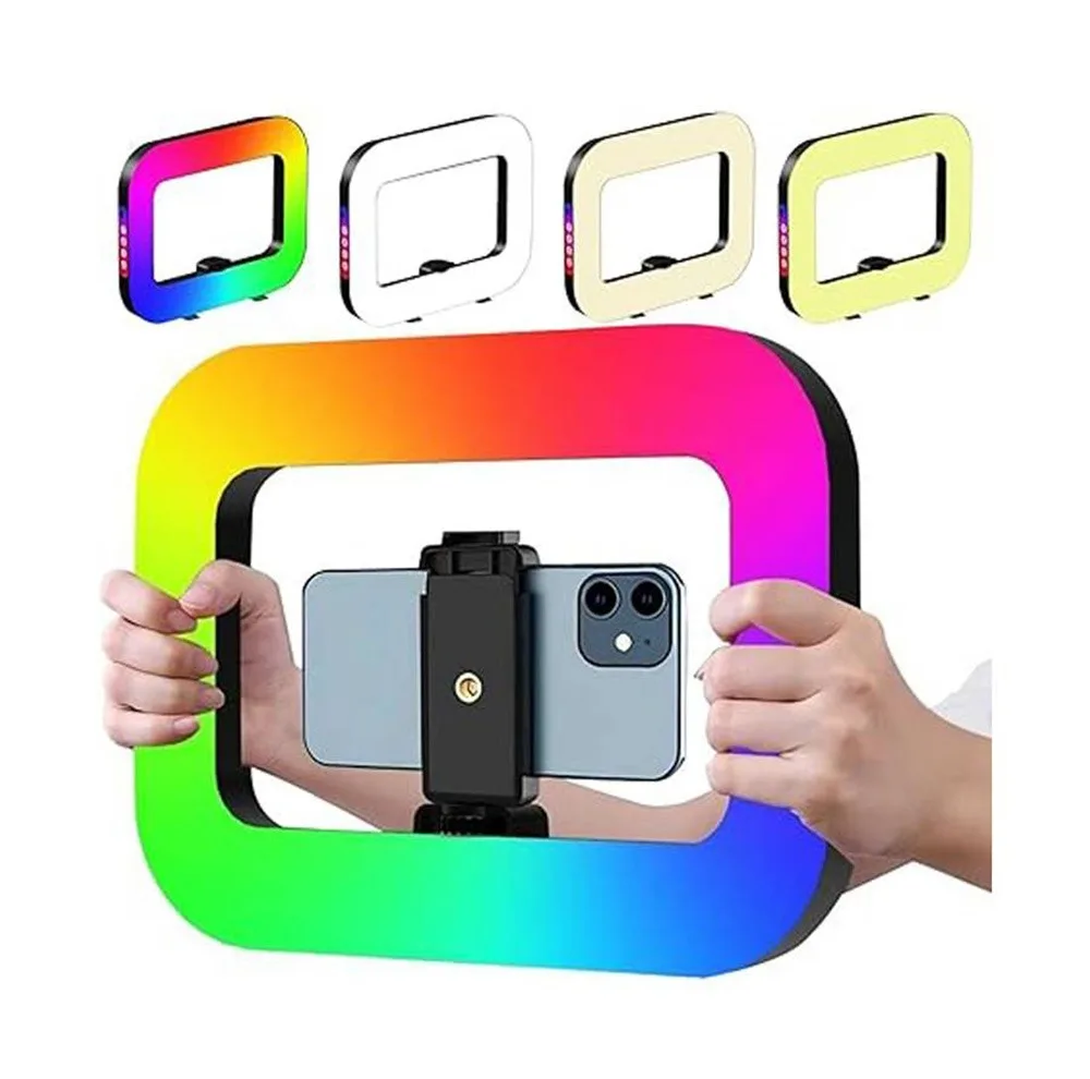 رینگ لایت مدل U200S RGB Handheld Square Ring Light with Stand