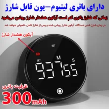 زمان‌سنج مدل شارژی طرح 1000 دقیقه کد TS-34