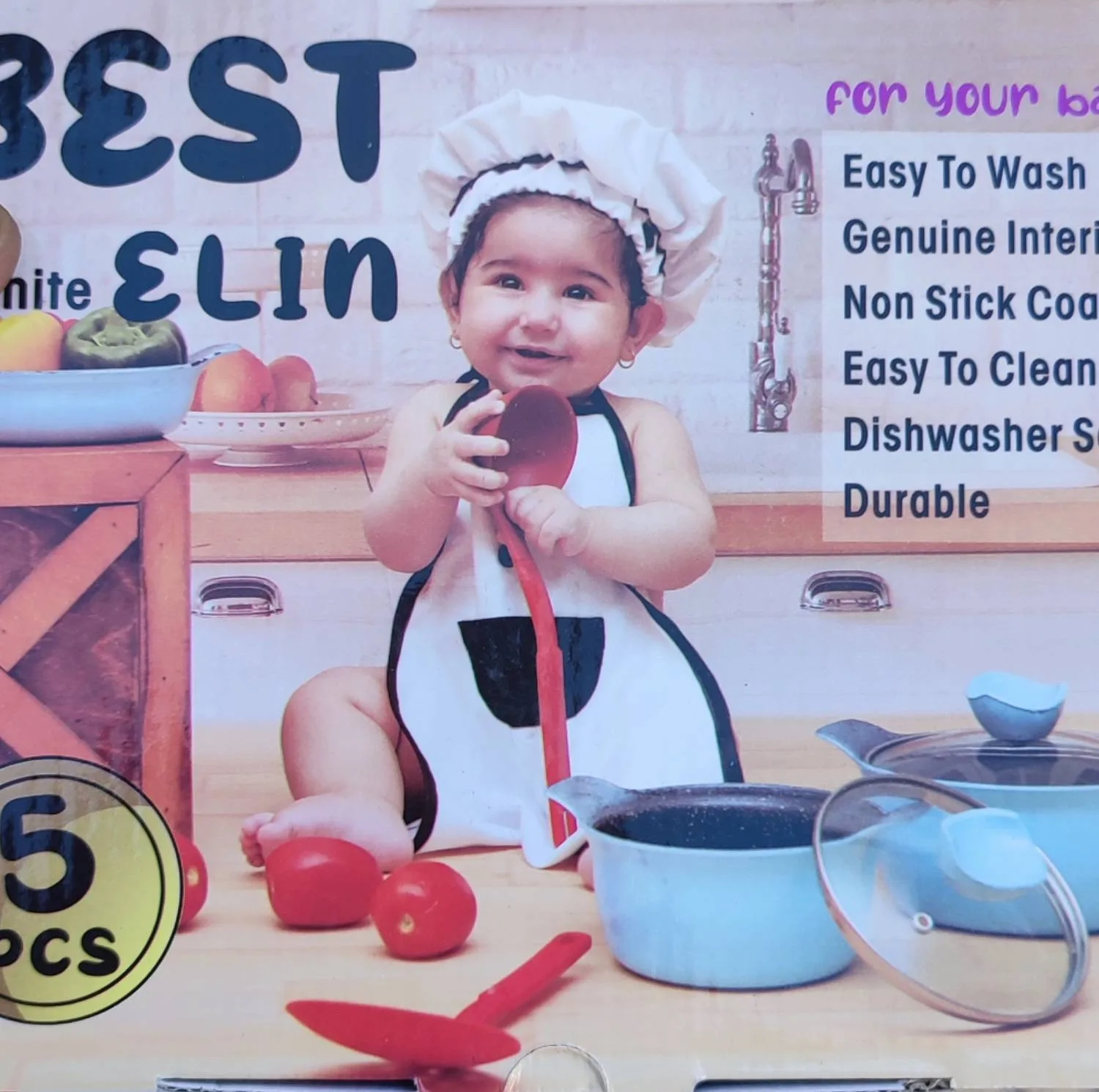 سرویس قابلمه 5 پارچه بست مدل baby