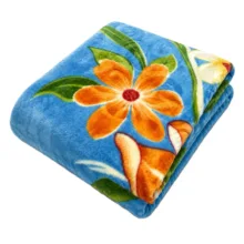 پتو 1 نفره نرمینه بافت مدل نسیم کد 43 سایز 210×155 سانتی‌متر