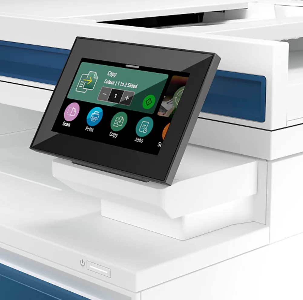پرینتر لیزری چند کاره رنگی اچ پی مدل LaserJet Pro MFP 4303fdw با اتصال باسیم و بی‌سیم، سایز چاپ A4 با قابلیت چاپ دورو خودکار