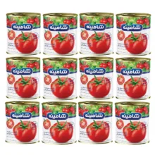 رب گوجه فرنگی غلیظ شده شامینه – 800 گرم بسته 12 عددی