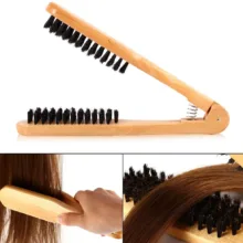 برس کراتین مو مدل چوبی کد K23IX