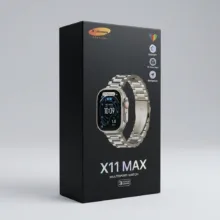 ساعت هوشمند 46 میلی متری ایکس اینووا مدل x11 max با بند استیل