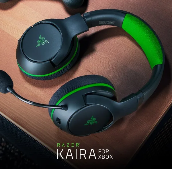 هدفون مخصوص بازی بی سیم ریزر مدل Kaira Xbox Series X