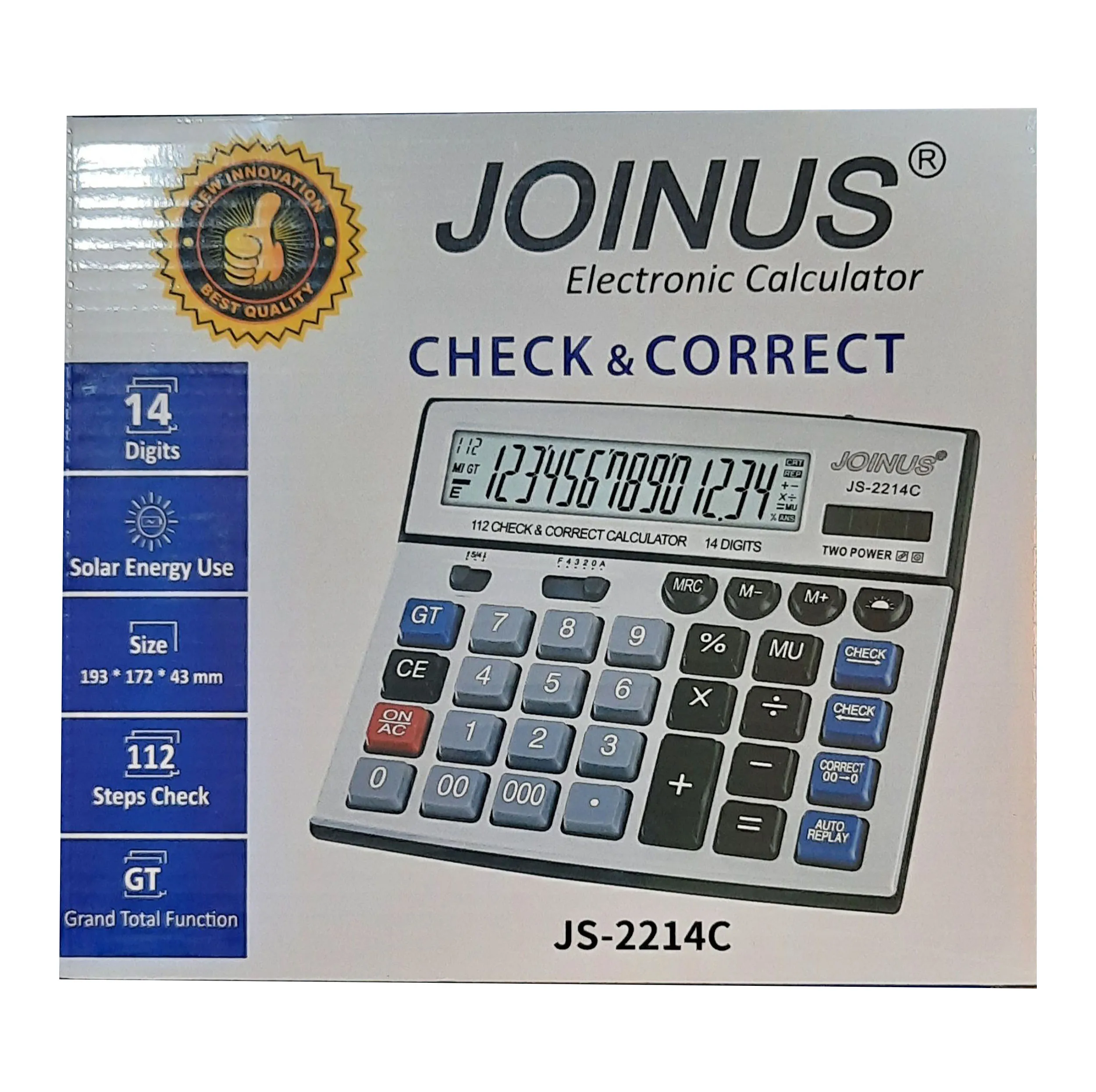 ماشین حساب جوینوس مدل JS-2214C کد ِ2214