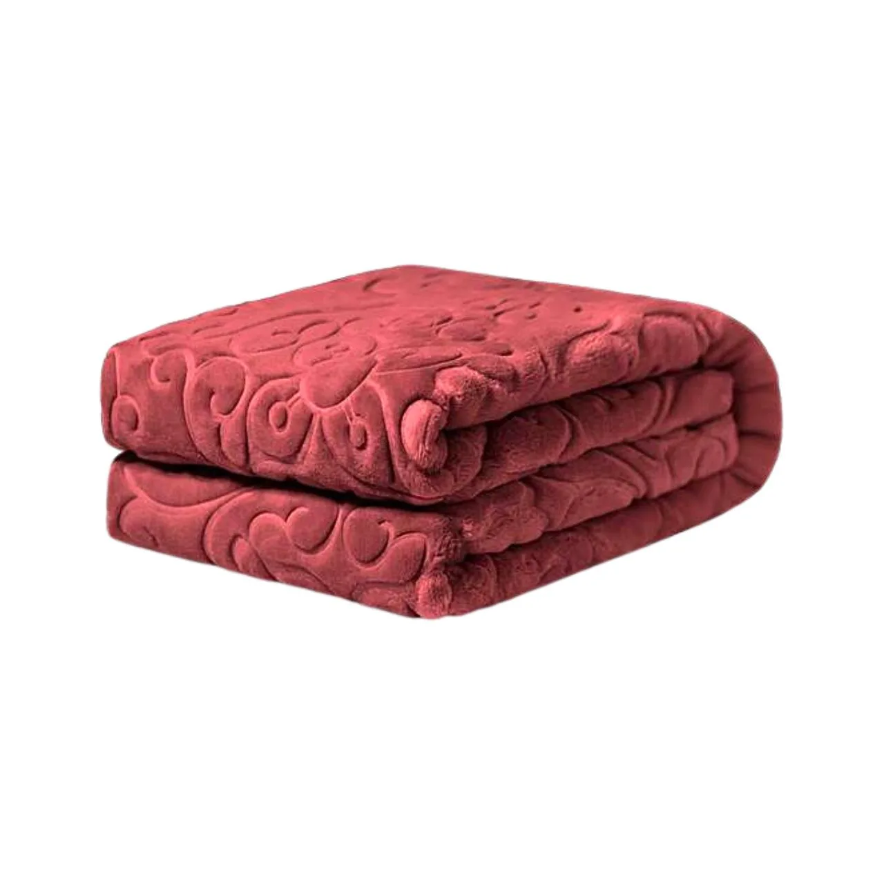 پتو یک نفره گلبافت مدل الوان گل برجسته کد 60078 سایز 220x160 سانتی‌متر