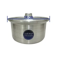 سرویس قابلمه 8 پارچه نقره فام آلومین مدل نوزادی کد LTK 4