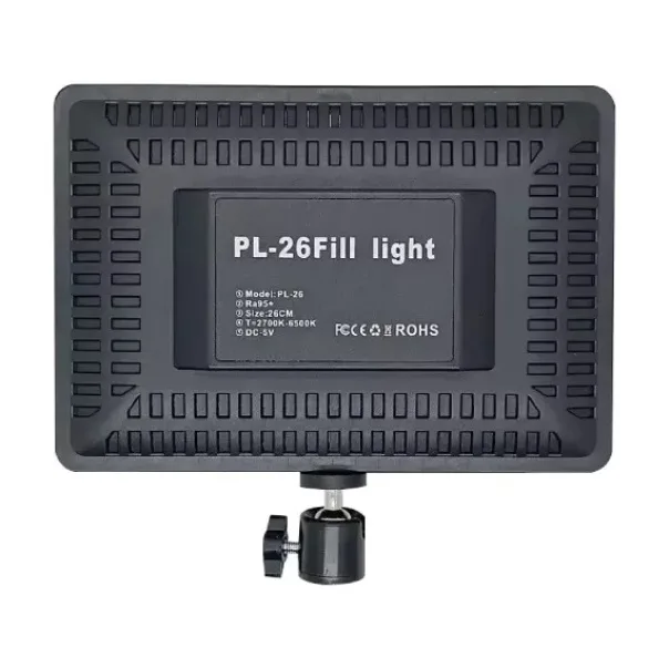 نور ثابت ال ای دی بدون سه پایه مدل PL-26