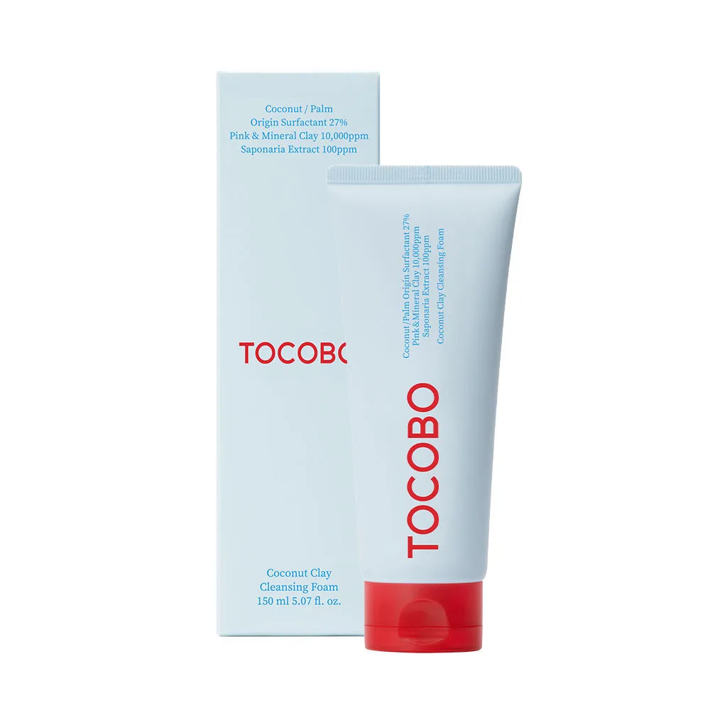 فوم پاک کننده صورت توکوبو مدل coconut clay حجم 150 میلی لیتر
