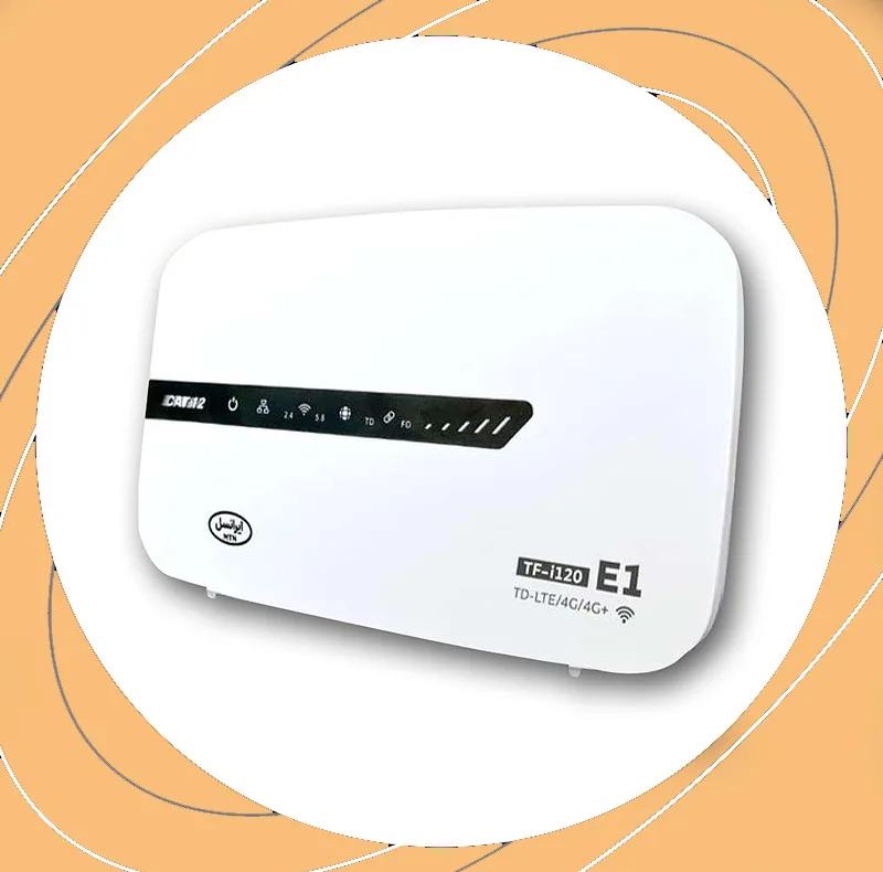مودم 4G/TD-LTE ایرانسل مدل TF-i120 E به همراه سیم کارت و 300 گیگابایت اینترنت 3 ماهه