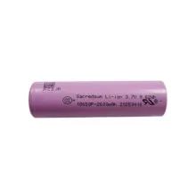 باتری لیتیومی قابل شارژ مدل SACREDSUM 18650P ظرفیت 2600 میلیآمپرساعت بسته 3 عددی