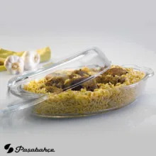 ظرف پخت پاشاباغچه مدل Borcam کد 159053 مجموعه 3 عددی