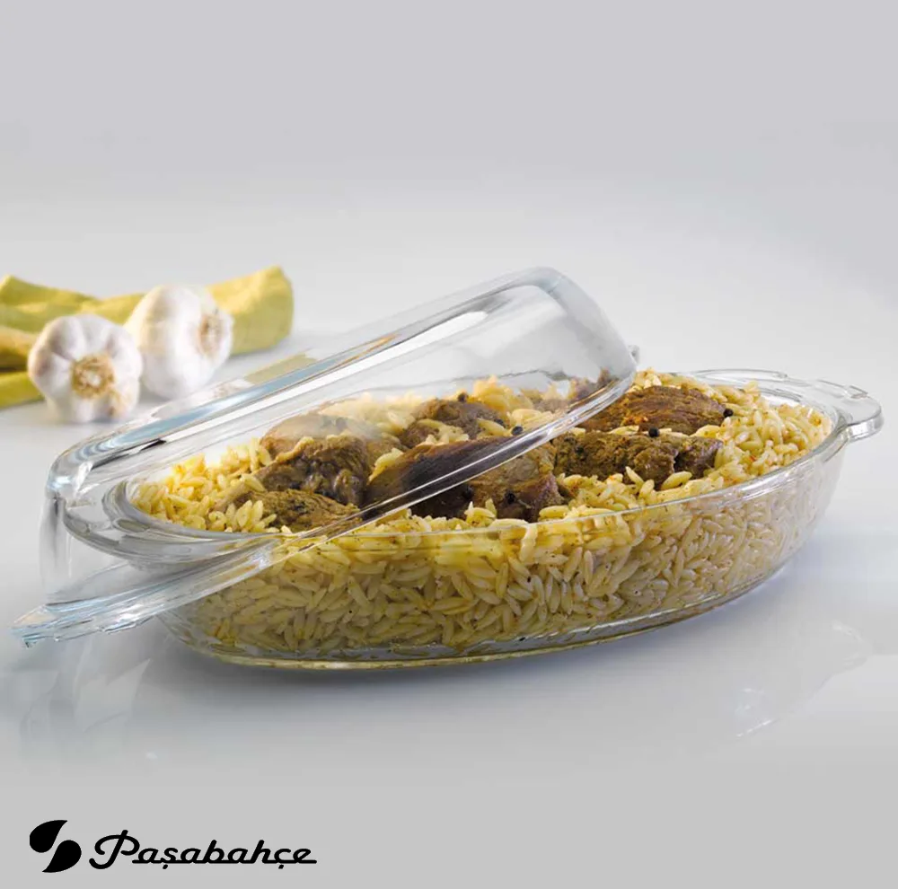 ظرف پخت پاشاباغچه مدل Borcam کد 159053 مجموعه 3 عددی