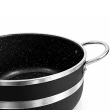 سرویس قابلمه و تابه گرانیتی 7 پارچه مدل Belly