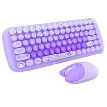 کیبورد و ماوس بی سیم مافی مدل candy fashion multicolor، سوییچ ممبران، Tenkeyless