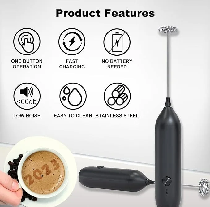 همزن شیر مدل Electric Milk Frother Rechargeable