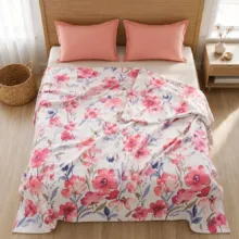 روتختی دو نفره کاتن باکس مدل بهاره سایز 230×200 سانتی‌متر