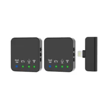 میکروفون یقه ای مدل R10 DUAL با درگاه اتصال تایپ سی