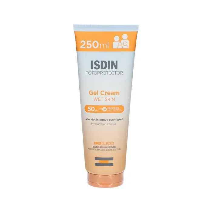 ژل ضد آفتاب بدون رنگ ایزدین SPF 50 مدل Fotoprotector مناسب پوستهای حساس حجم 250 میلیلیتر