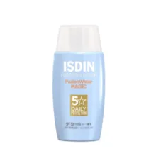 کرم ضد آفتاب بدون رنگ ایزدین SPF 50 مدل magic مناسب برای انواع پوست حجم 50 میلی‌لیتر