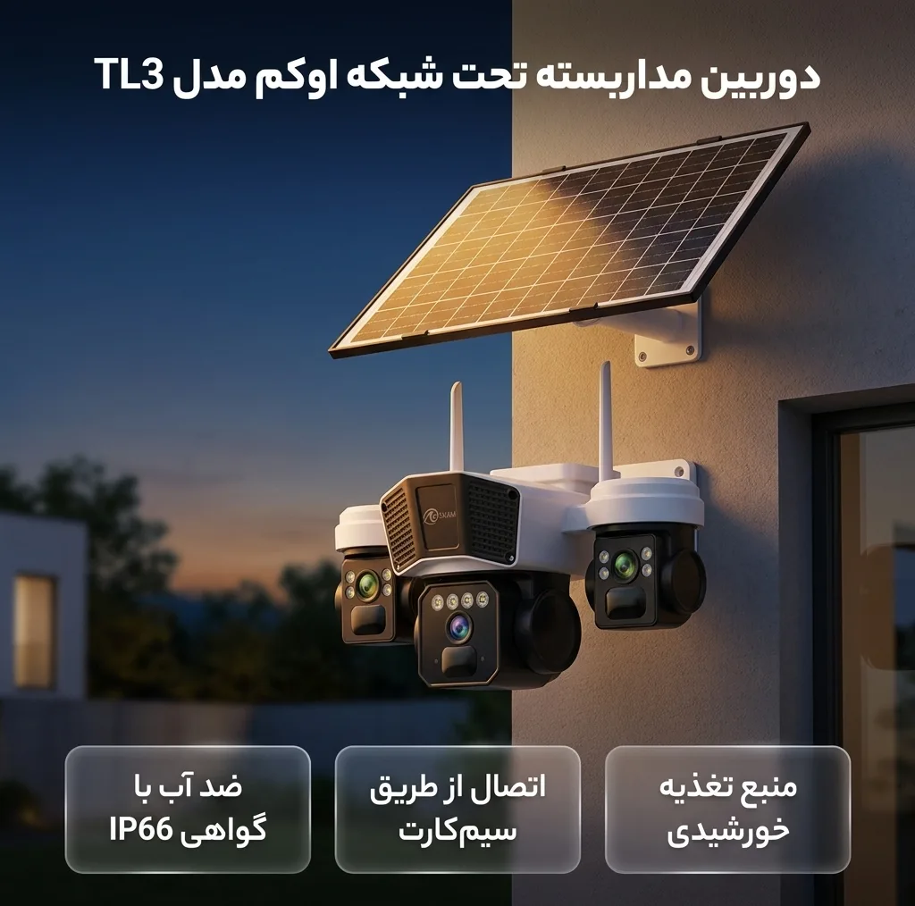 دوربین مداربسته تحت شبکه اوکم مدل TL3