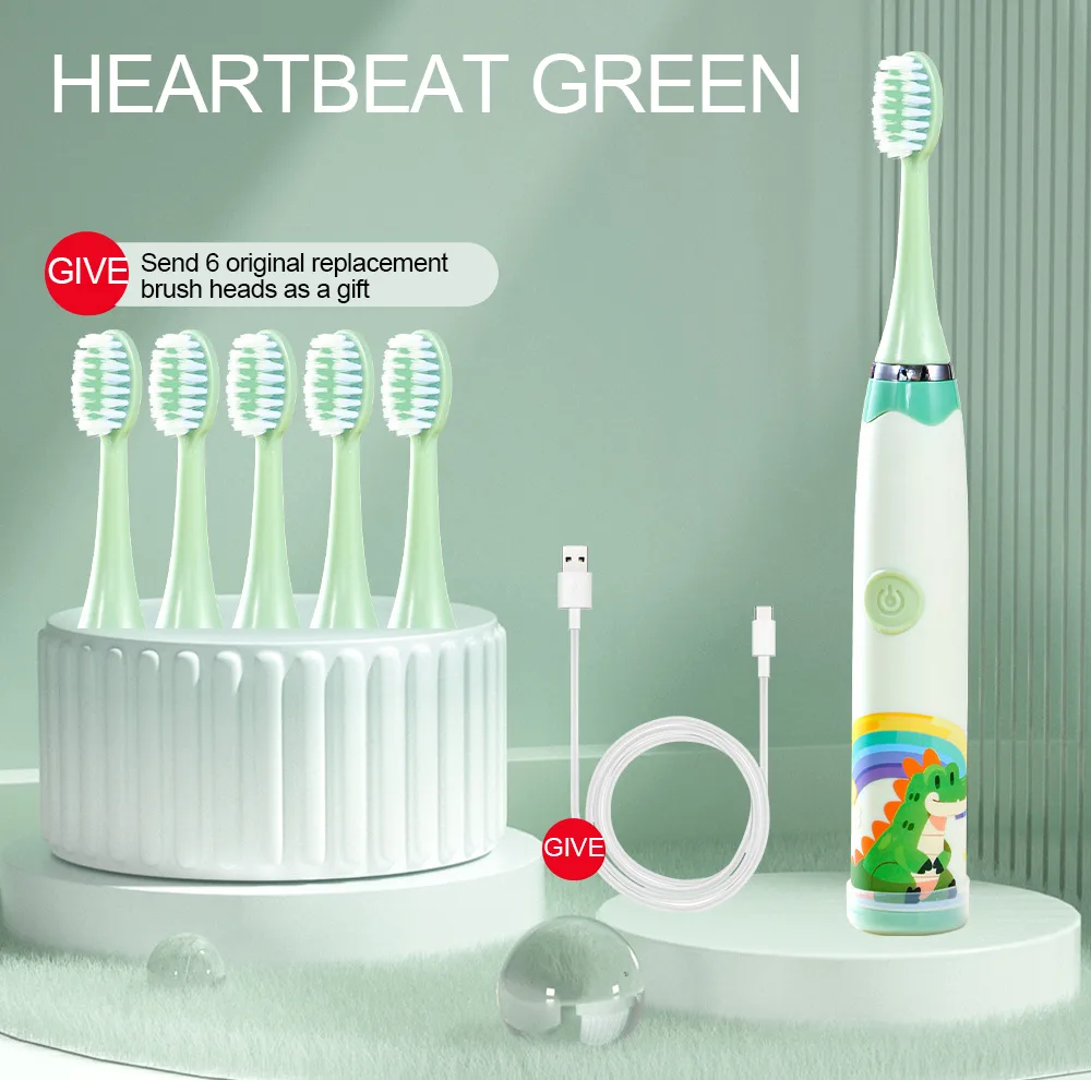 مسواک برقی مدل ultrasonic به همراه ۵ سری یدک