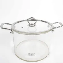 قابلمه لراوا مدل شیشه ای کد 4/5L سایز 20