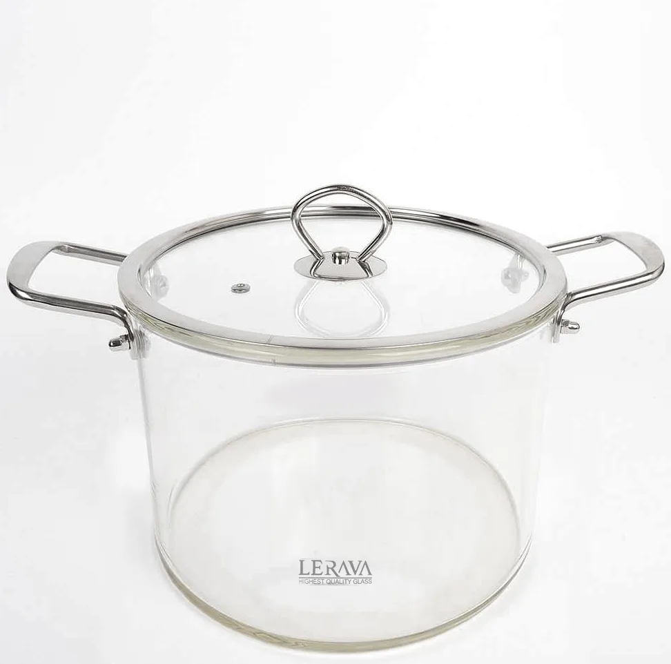 قابلمه لراوا مدل شیشه ای کد 4/5L سایز 20