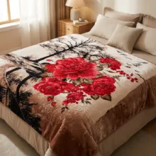 پتو شادیلون مدل Rose دونفره سایز 200x230 سانتی متر
