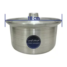 سرویس قابلمه 8 پارچه نقره فام آلومین مدل نوزادی کد LTK 4