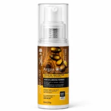 پودر پرپشت‌کننده مو لایتنس مدل  Argan Oil وزن 20 گرم رنگ مشکی