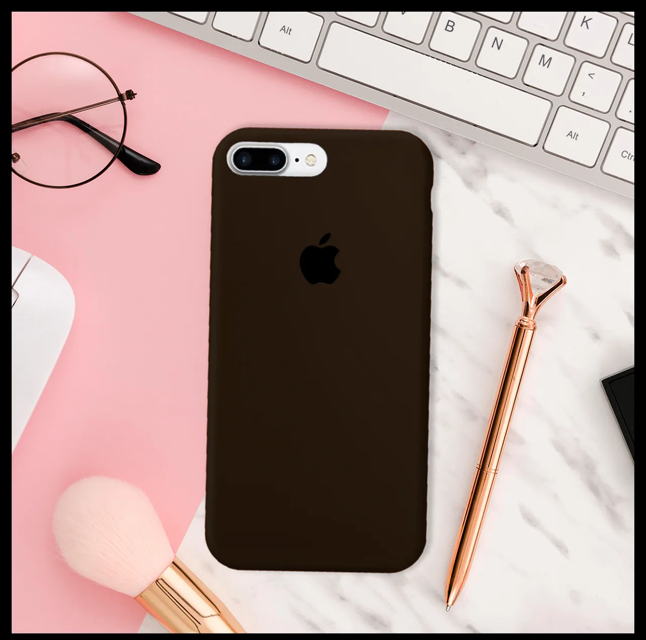 کاور مدل سیلیکونی  مناسب برای گوشی موبایل اپل iPhone 7 Plus/8 Plus