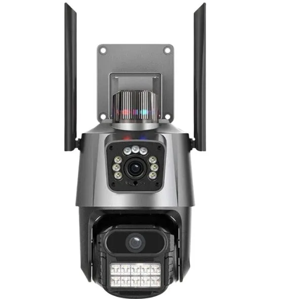 دوربین مداربسته تحت شبکه بی‌سیم مدل PTZ Dual Lens 360 درجه