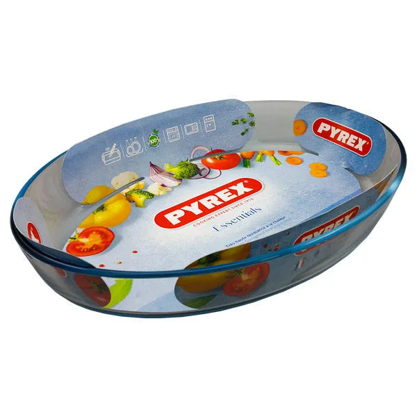 ظرف پخت پیرکس سری Essentials مدل بیضی کد 345