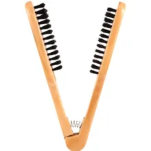 برس کراتین مو مدل چوبی کد K23IX