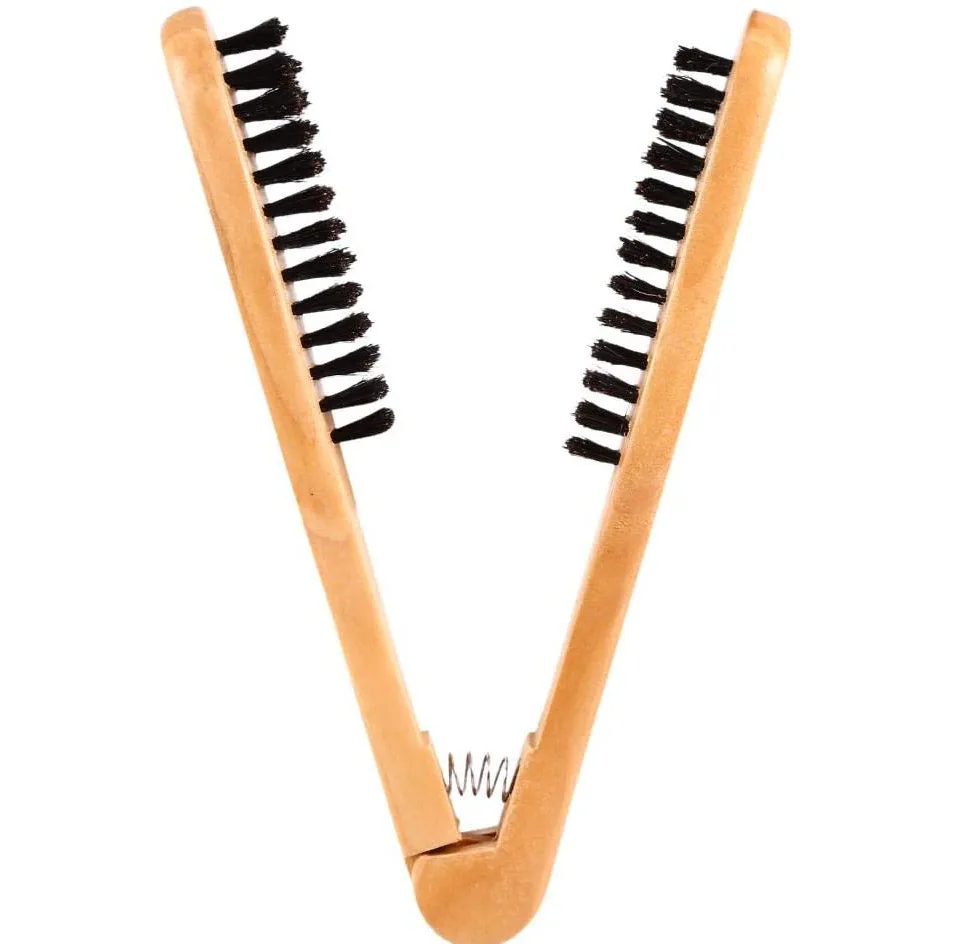 برس کراتین مو مدل چوبی کد K23IX