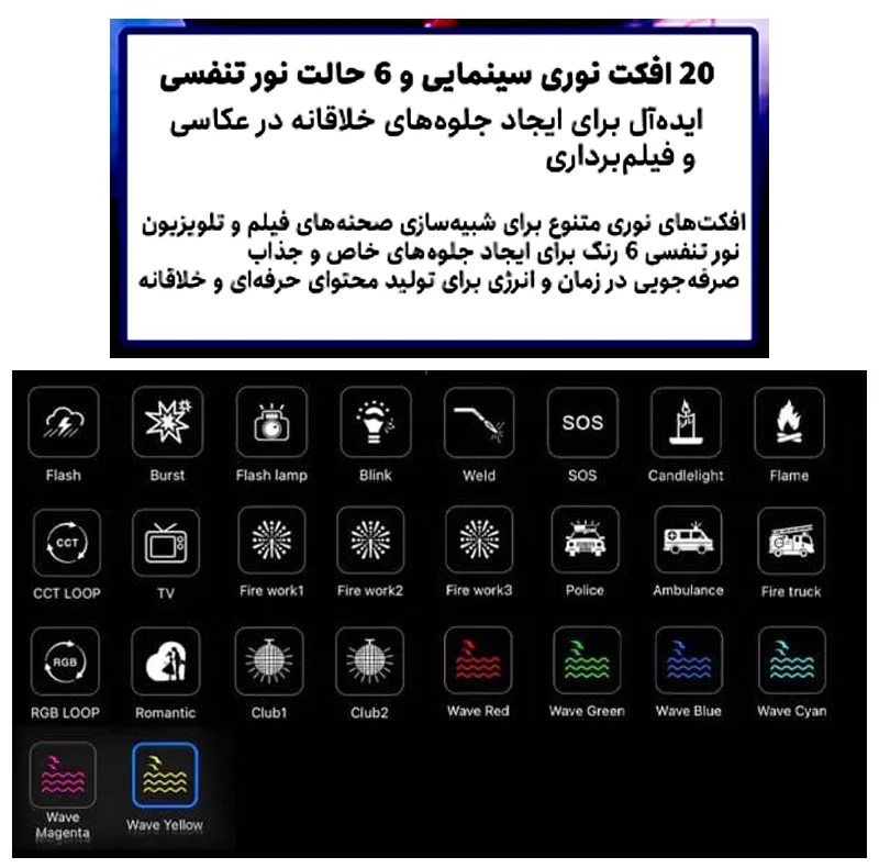 نور ثابت ال ای دی ویلتروکس مدل Pocket Fill Light