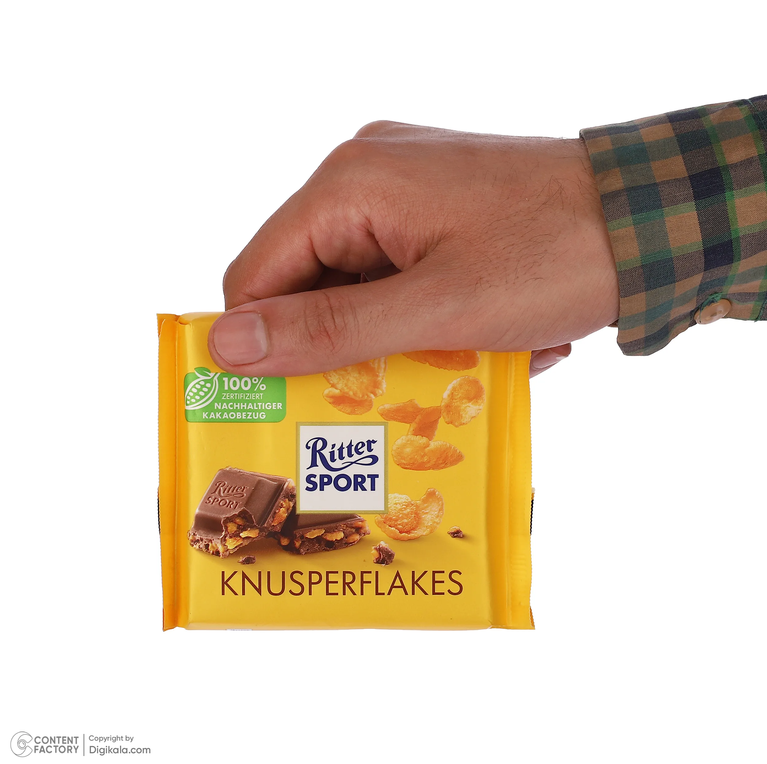 شکلات Crispy Flakes ریتر اسپورت - 100 گرم