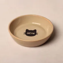 ظرف آب و غذا سگ و گربه مدل Meow