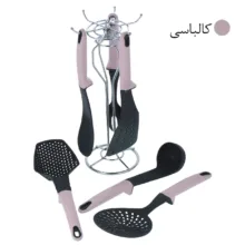 سرویس کفگیر و ملاقه 6 پارچه زیبا مدل دنا