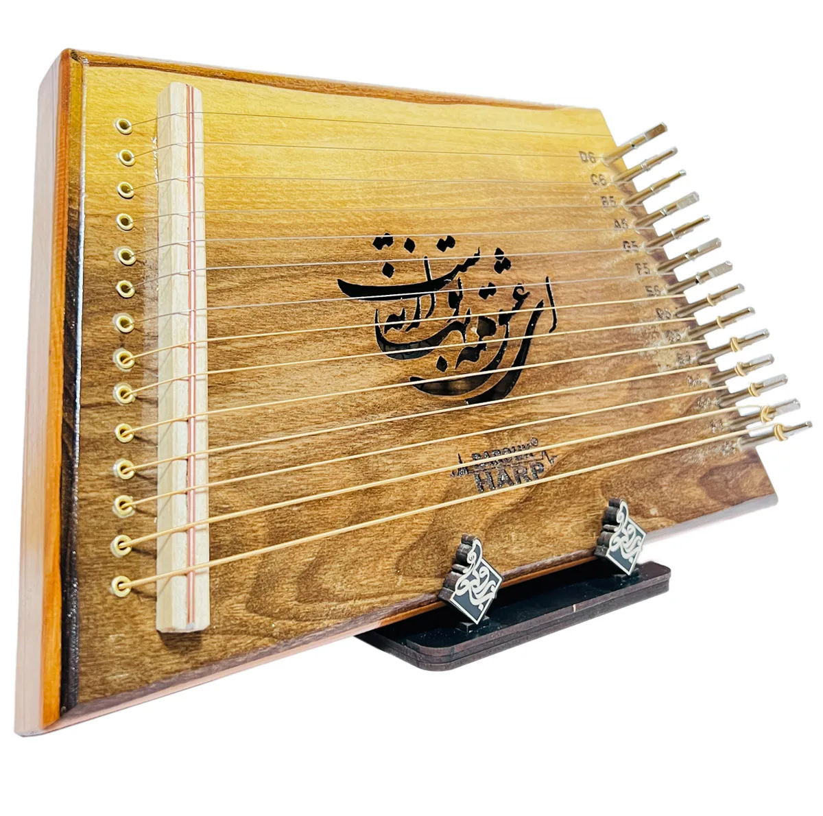 چنگ باروک مدل لیرا طرح عشق