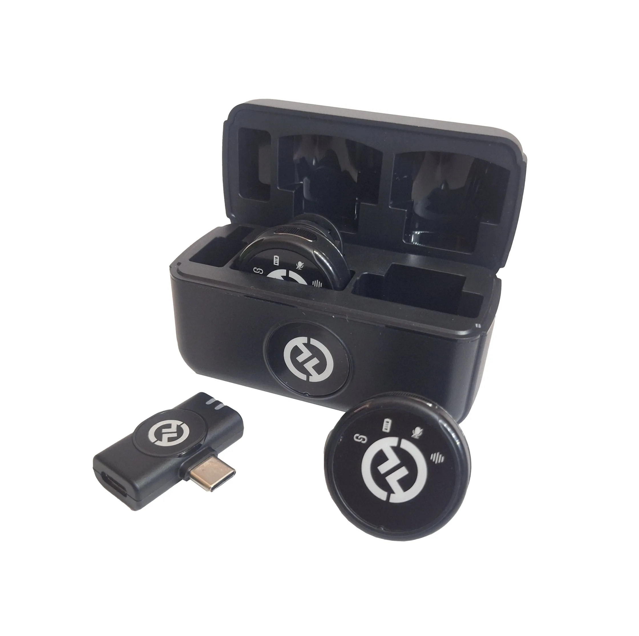 ست میکروفون بی سیم مدل m2lite با درگاه اتصال تایپ سی و لایتنینگ