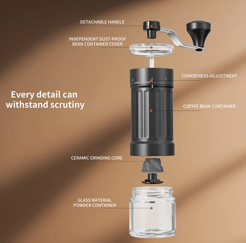 آسیاب دستی قهوه کی ال تی مدل Manual Coffee Grinder