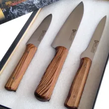 ست چاقو آشپزخانه 3 پارچه الماس زنجان مدل 05