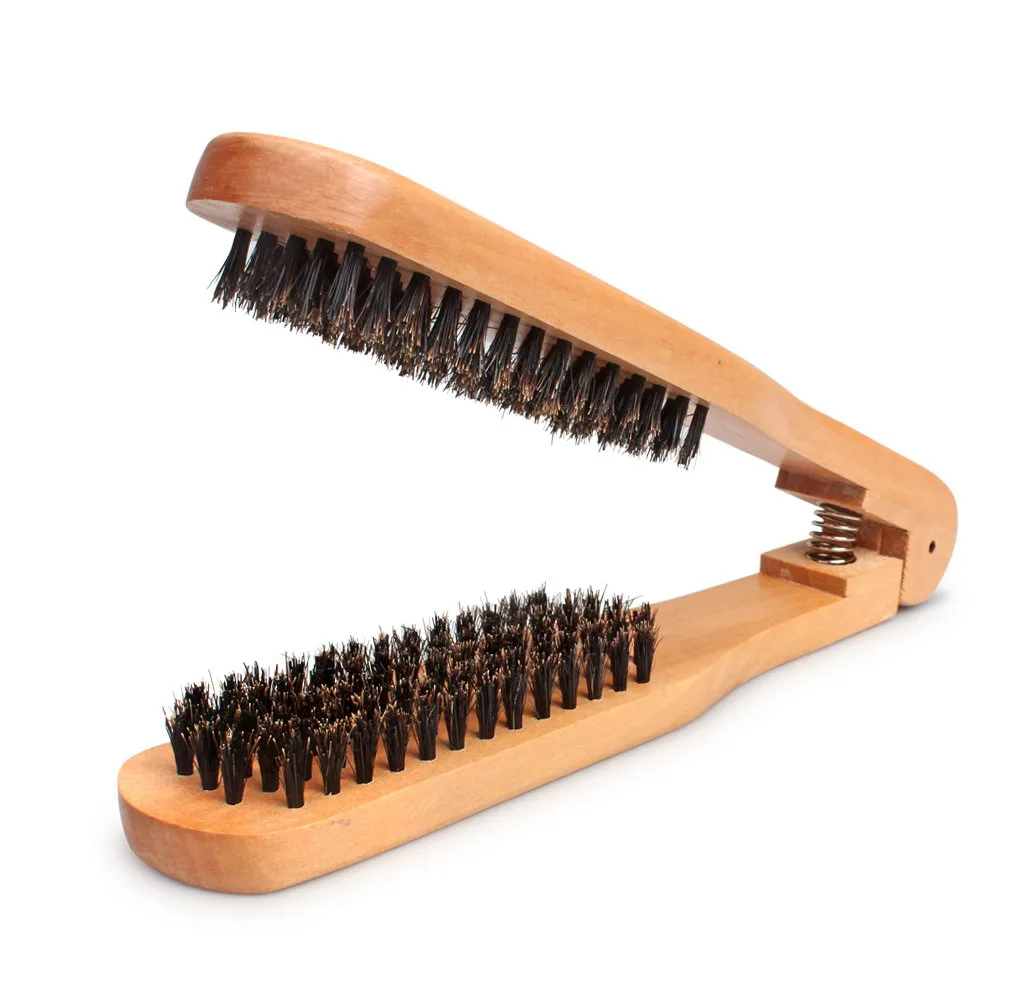 برس کراتین مو مدل چوبی کد K23IX