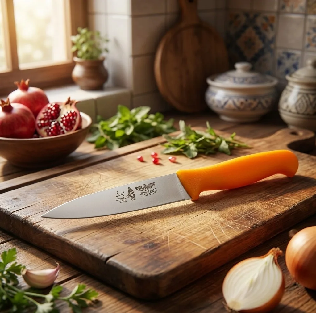 چاقو آشپزخانه حیدری زنجان کد 555