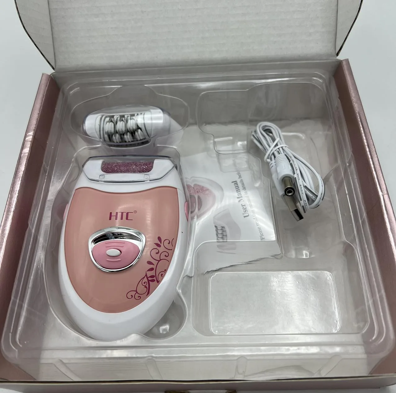 سنگ پا برقی و اپیلاتور اچ تی سی مدل HL-022
