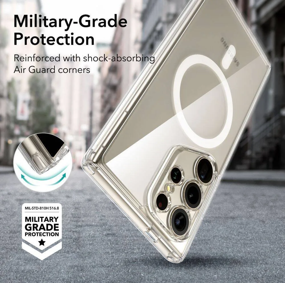 کاور قاب تک مدل مگ سیف magsafe مناسب برای گوشی موبایل سامسونگ Galaxy S24 ULTRA