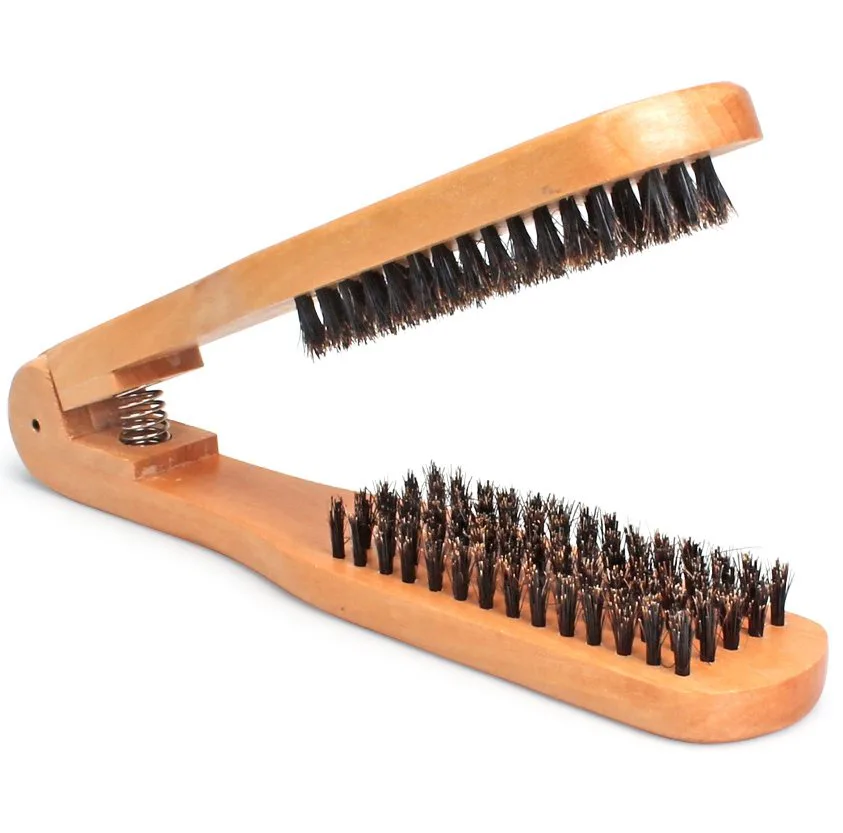 برس کراتین مو مدل چوبی کد K23IX